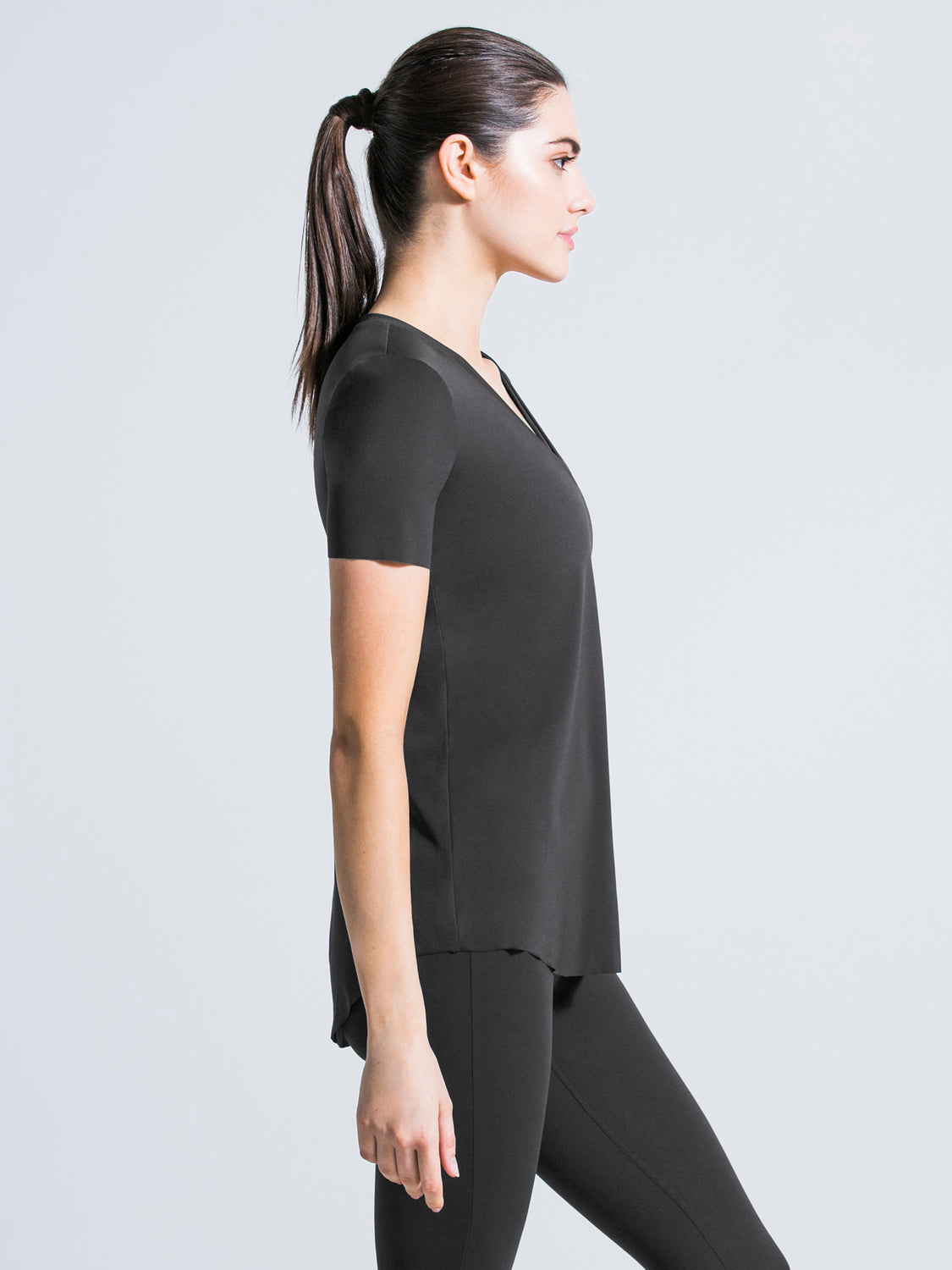 RELAXED NUDE TEE, LIMESTONE