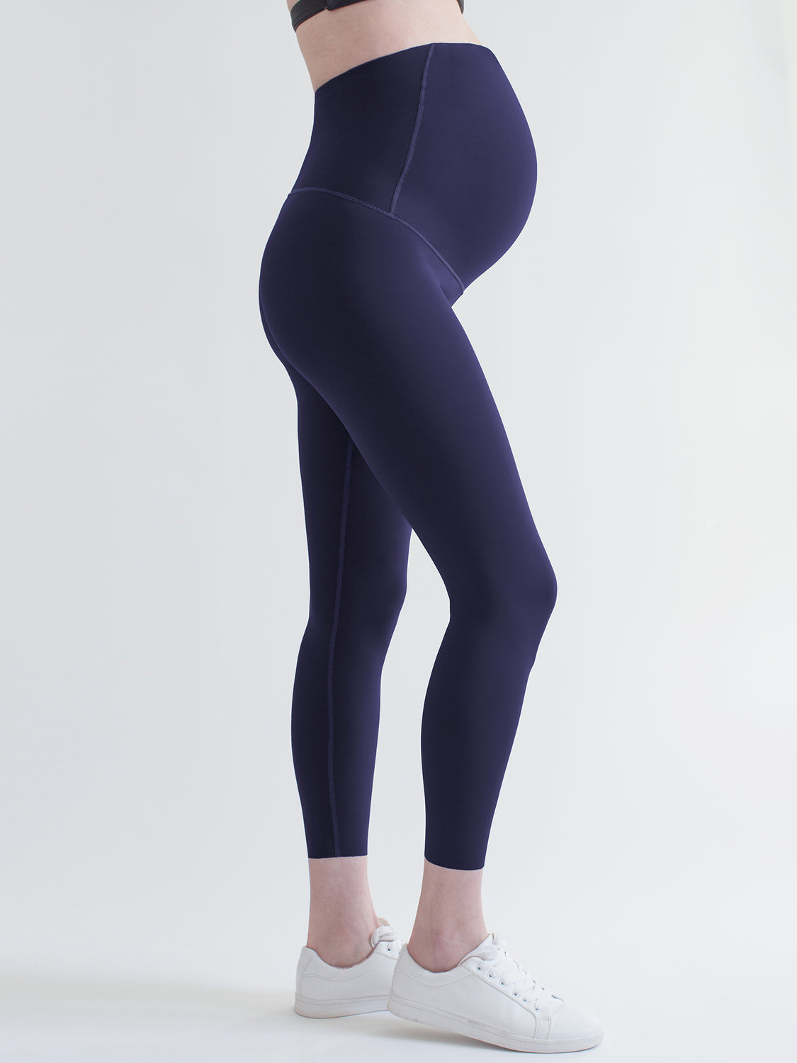 OVER THE BUMP MATERNITY SHAPE PANTS, IRIS BLUE