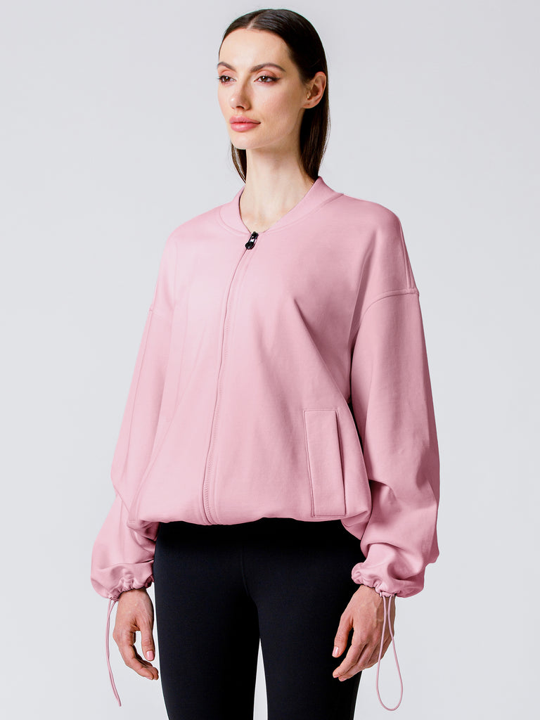 VELOCITY COTTON JACKET, PINK