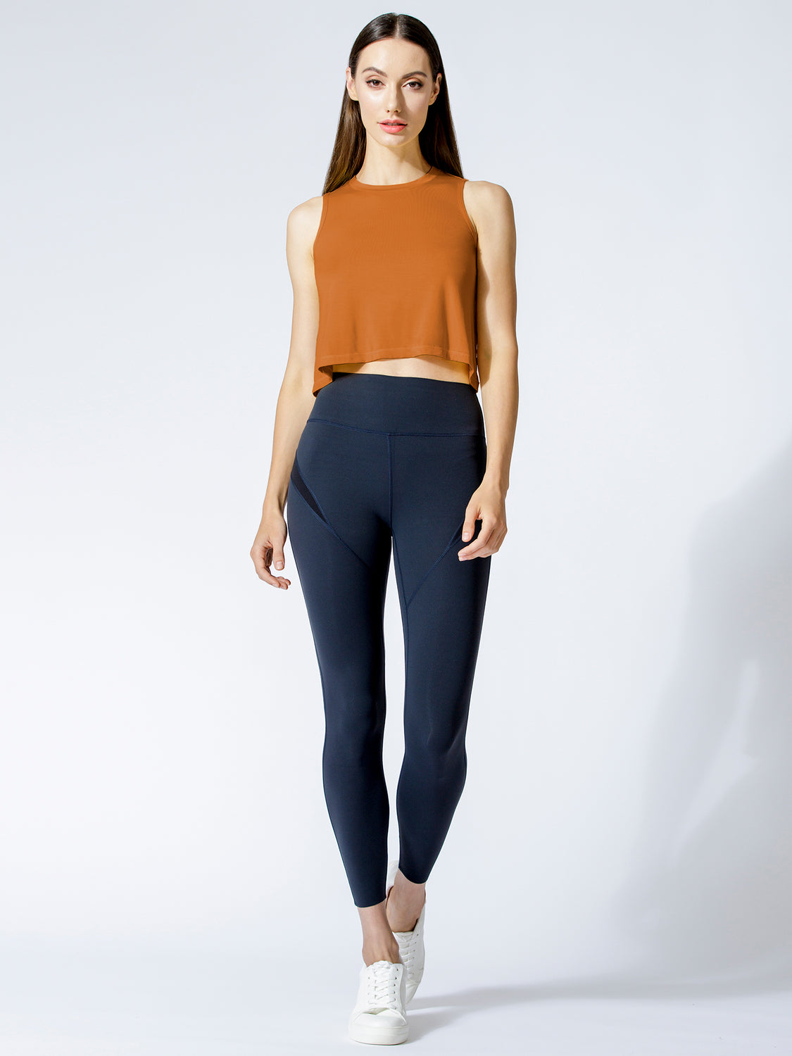 LOOSE CROPPED MUSCLE TANK, BRONZE