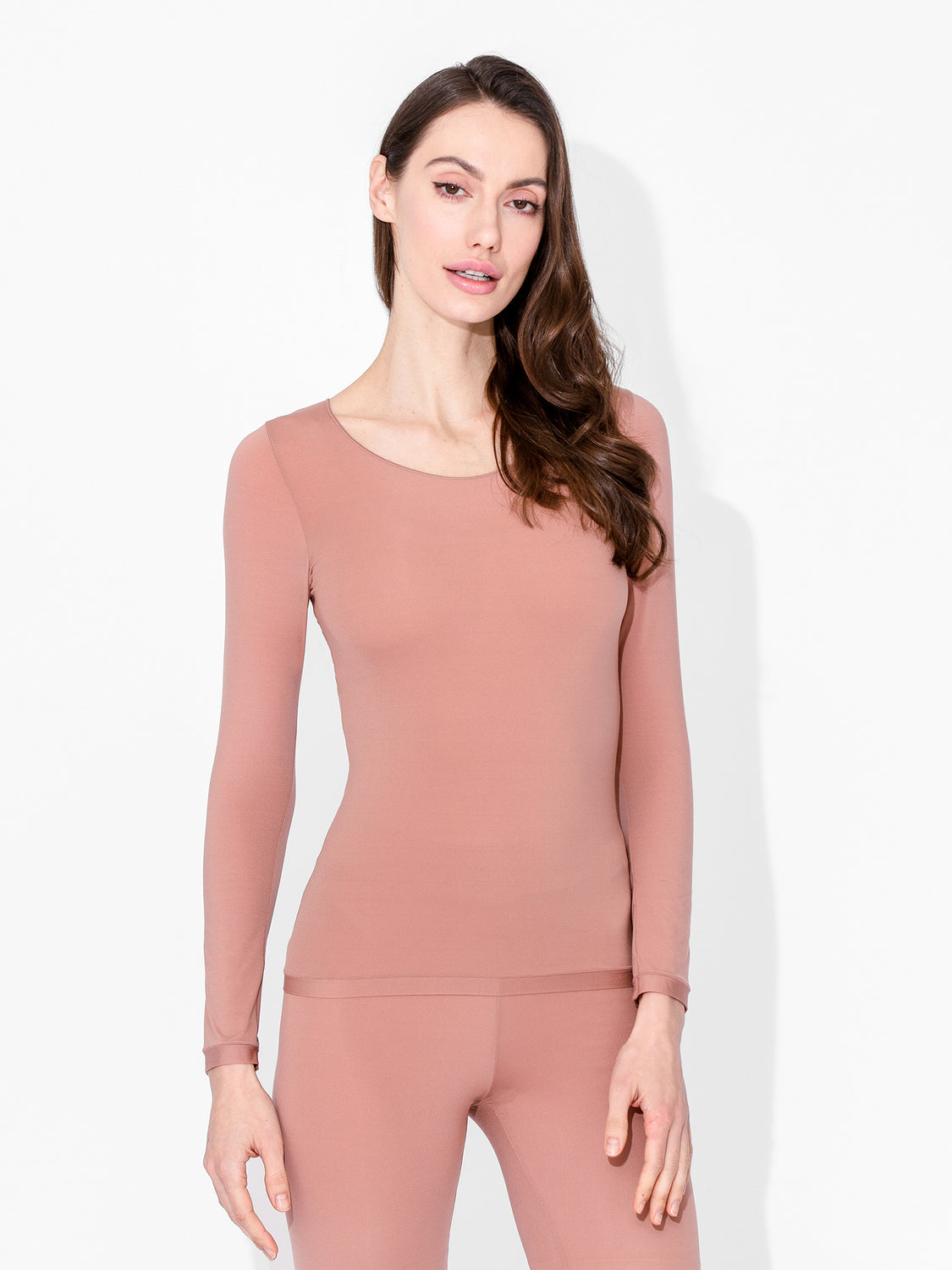 THERMAL UNDERWEAR BASE LAYER SET, SMOKE ROSE