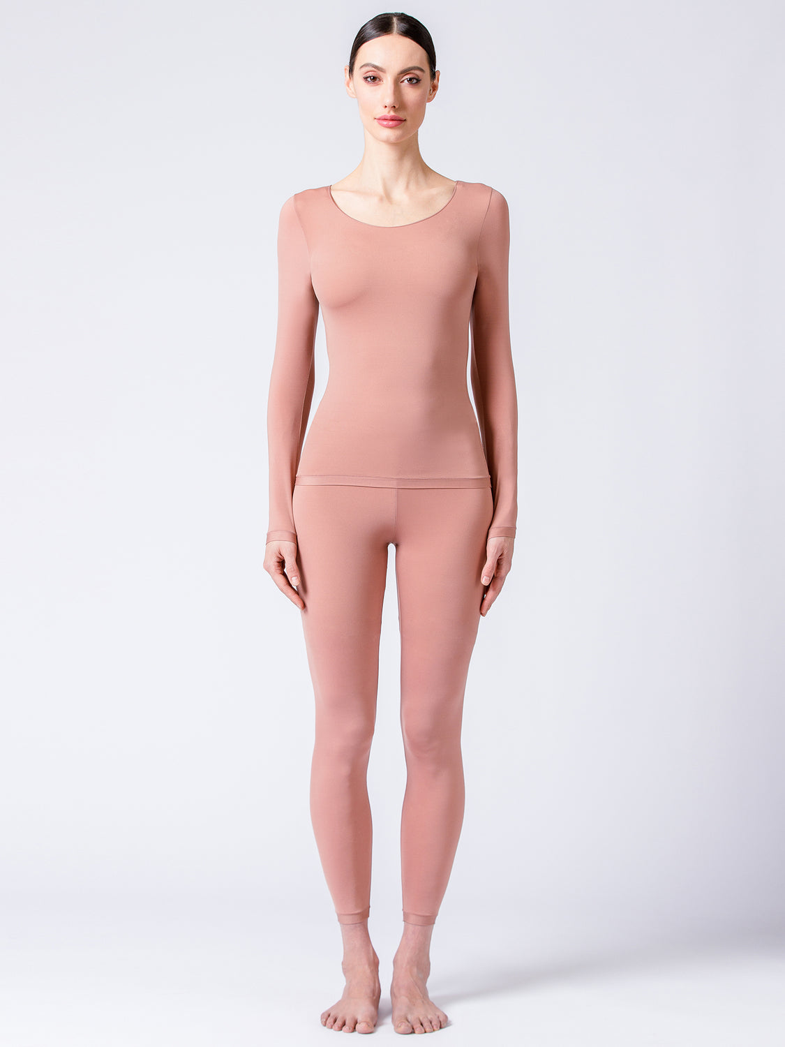 THERMAL UNDERWEAR BASE LAYER SET, SMOKE ROSE