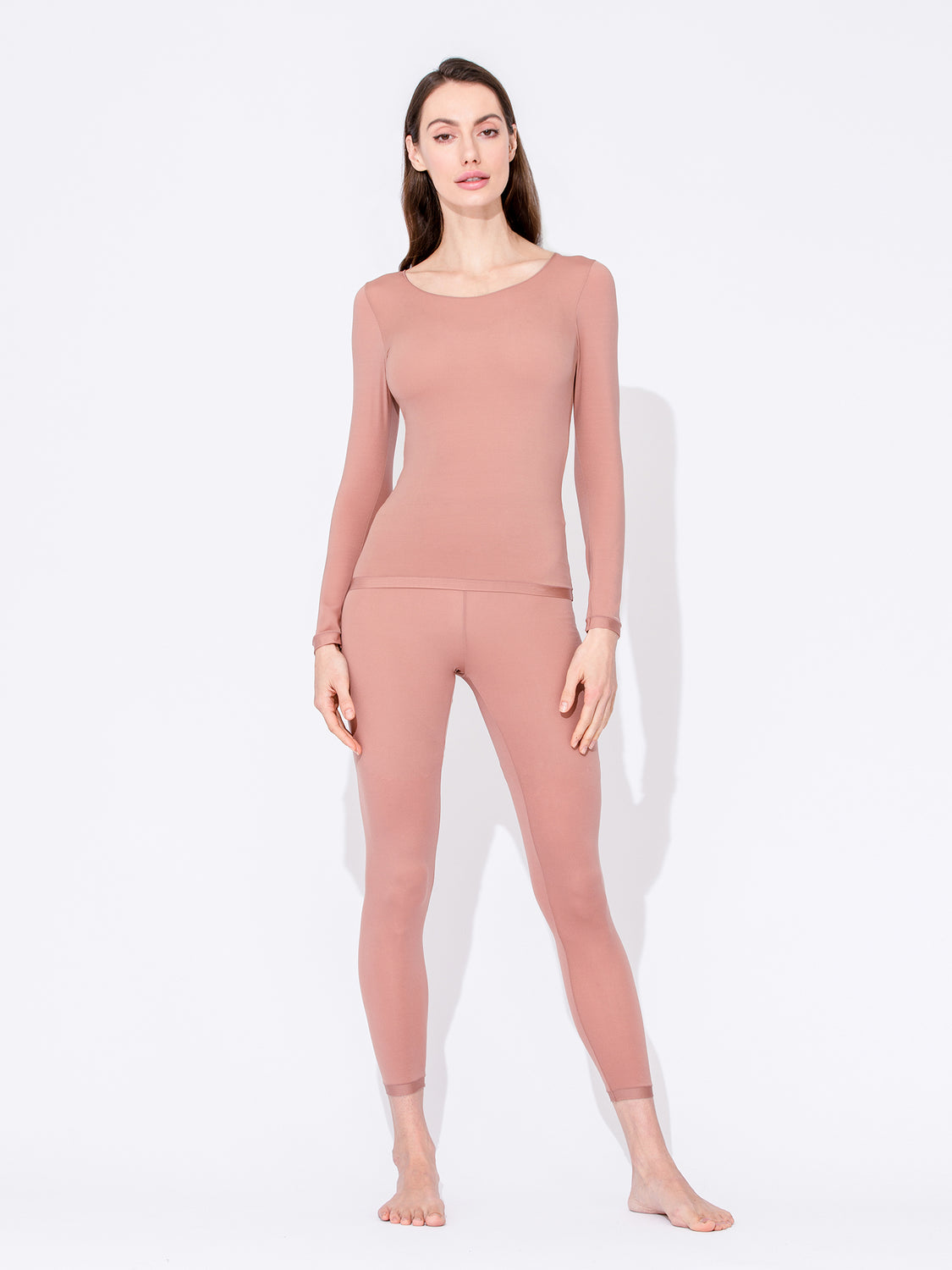 THERMAL UNDERWEAR BASE LAYER SET, SMOKE ROSE