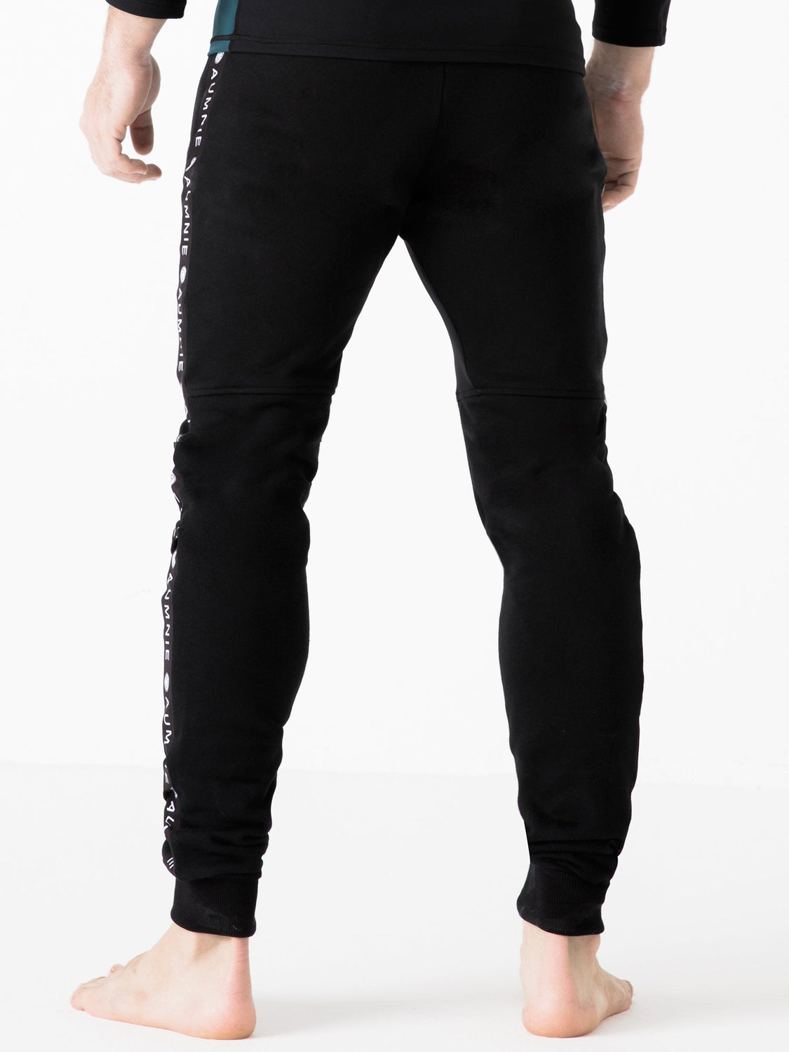 MEN'S LOGO PANTS,BLACK
