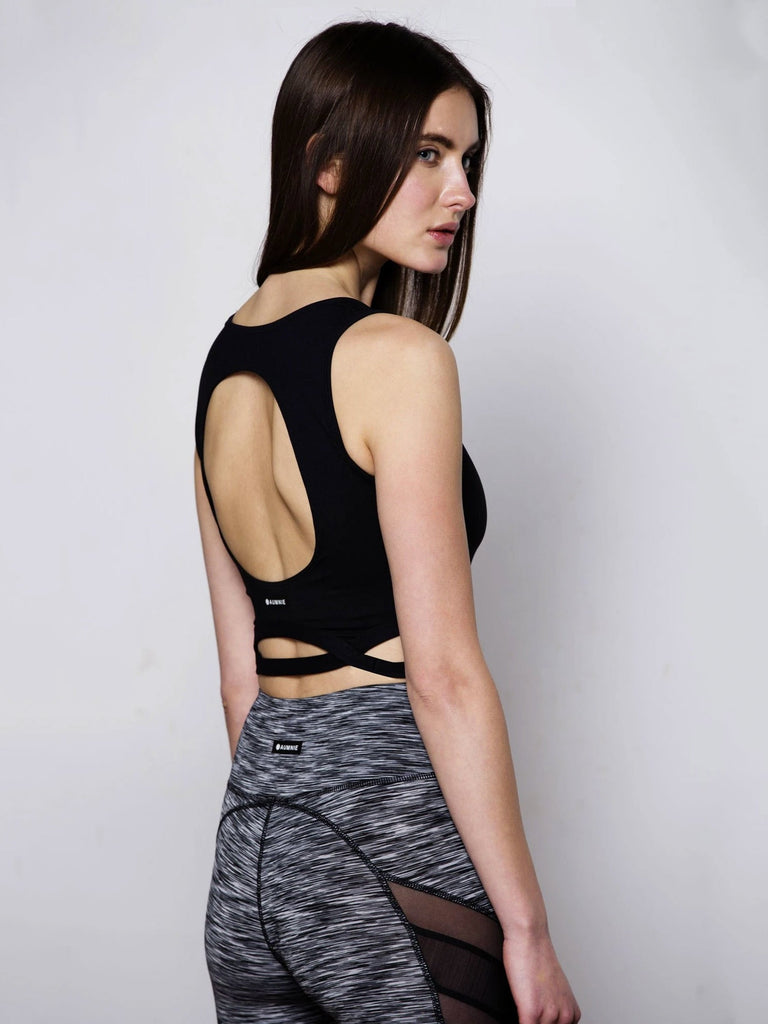 OPTICS BRA 2.0, BLACK/BLACK MESH
