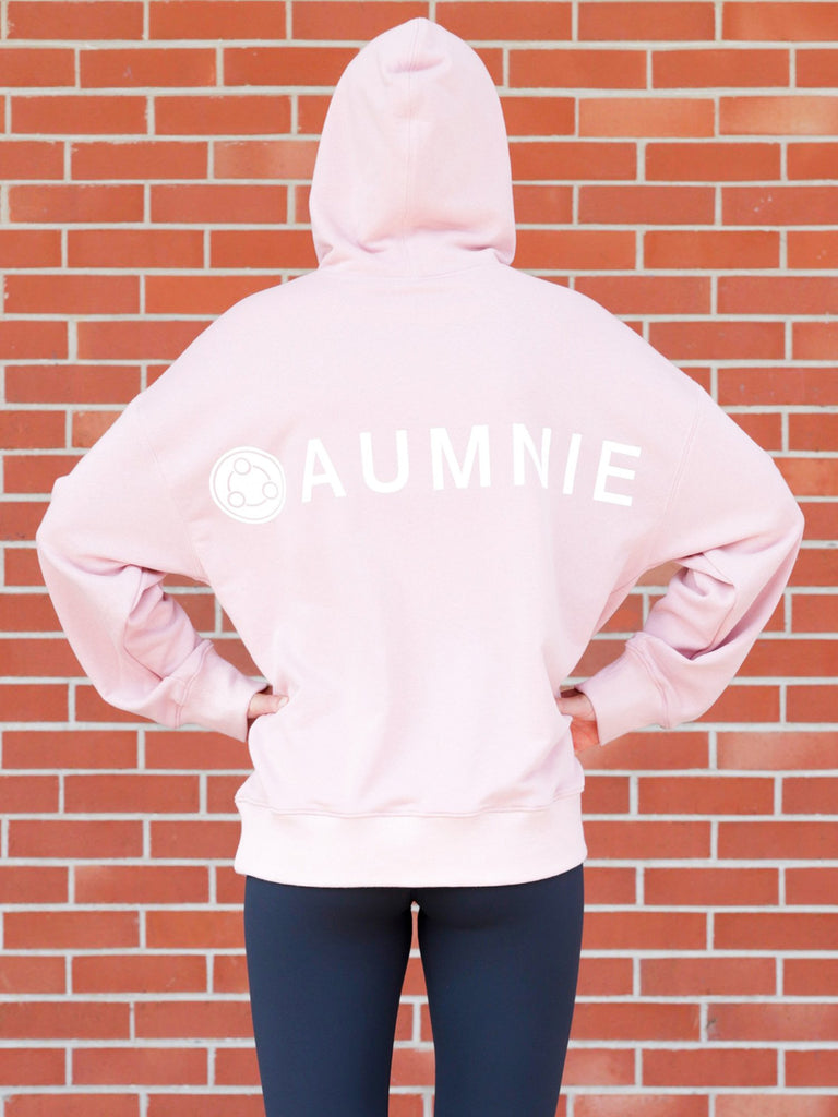 YOGI WITH A HOODIE, PINK