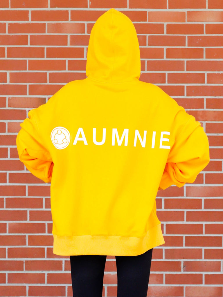YOGI WITH A HOODIE, YELLOW