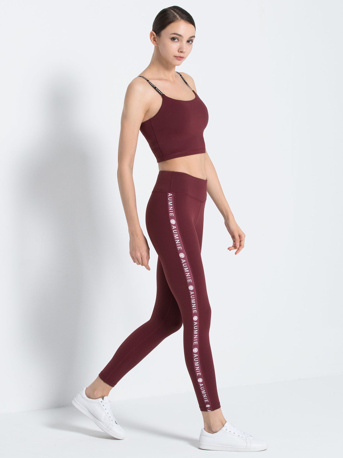 LOGO PANTS, BORDEAUX