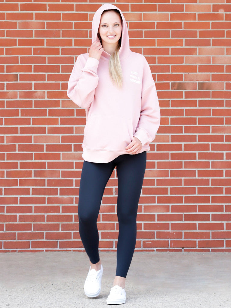 YOGI WITH A HOODIE, PINK