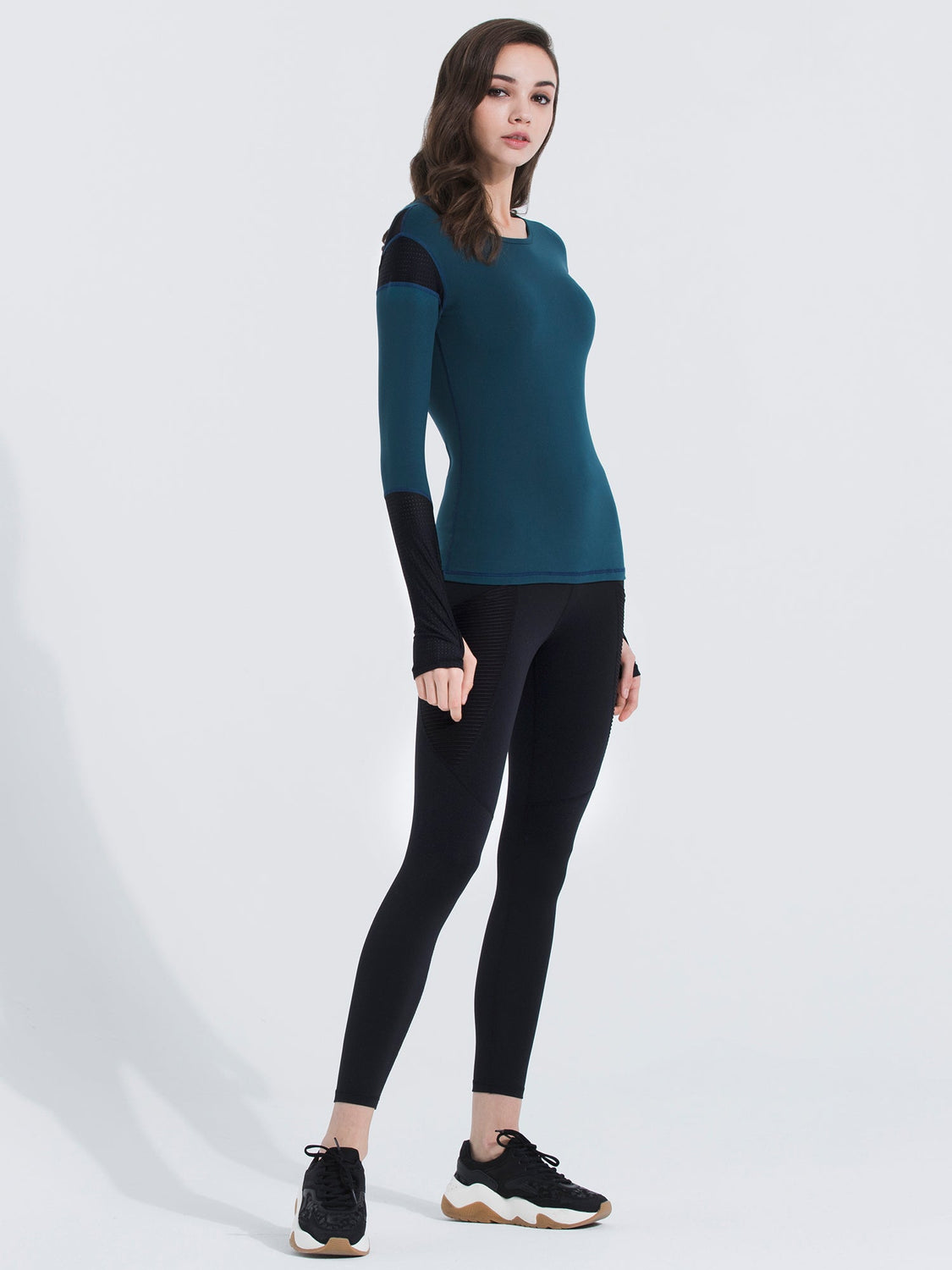 TRIANGLE MESH TEE, LAKE