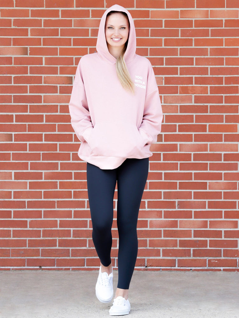 YOGI WITH A HOODIE, PINK