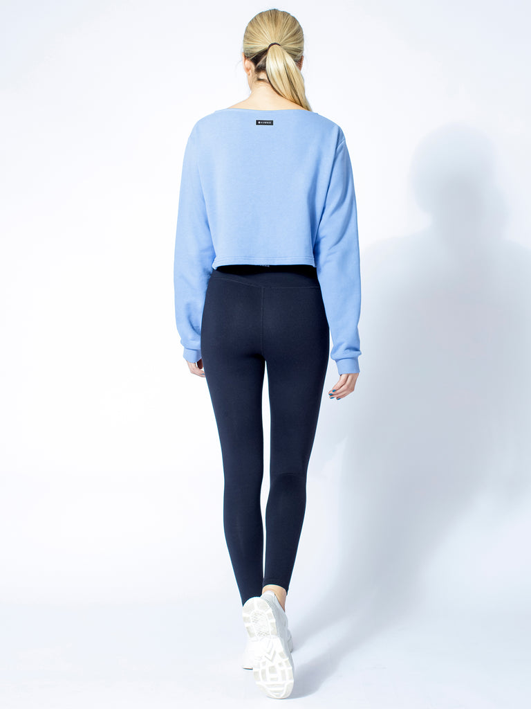 DETACHED COLLAR SWEATSHIRT, HELIO