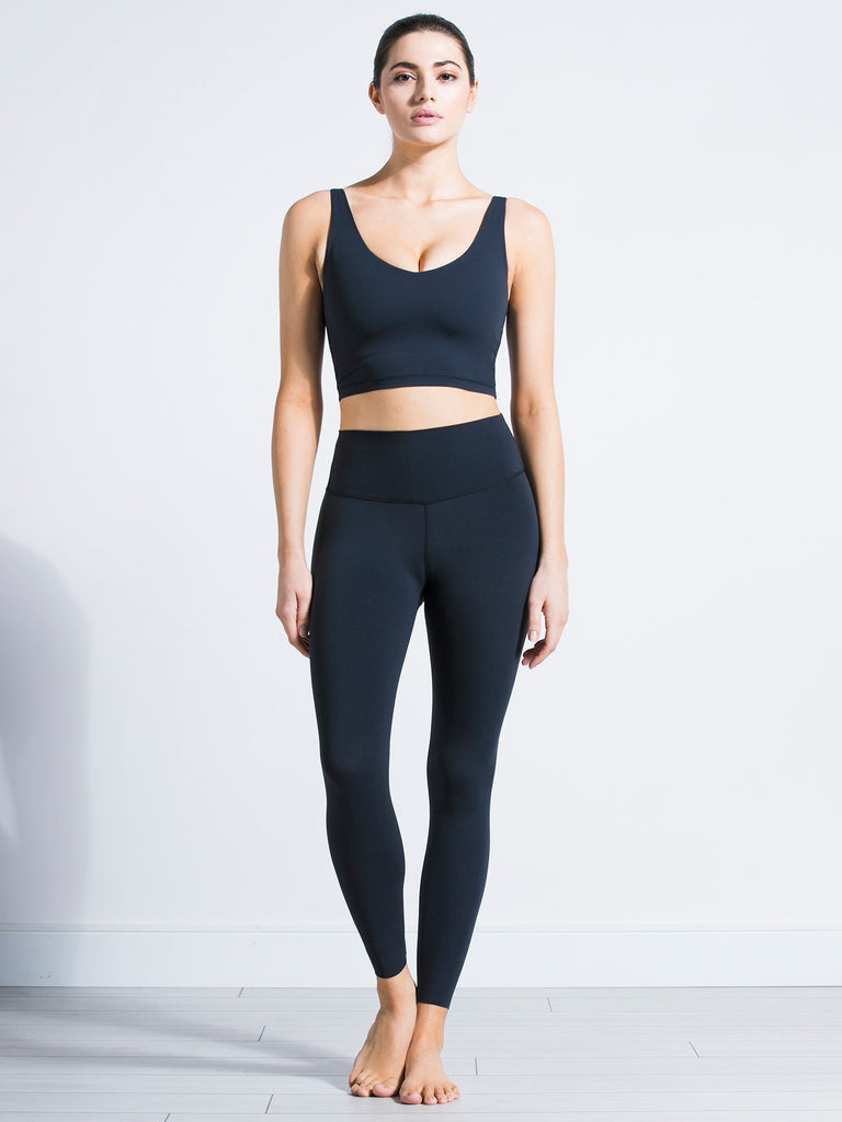 U NECK NUDE TANK, MIDNIGHT GREY