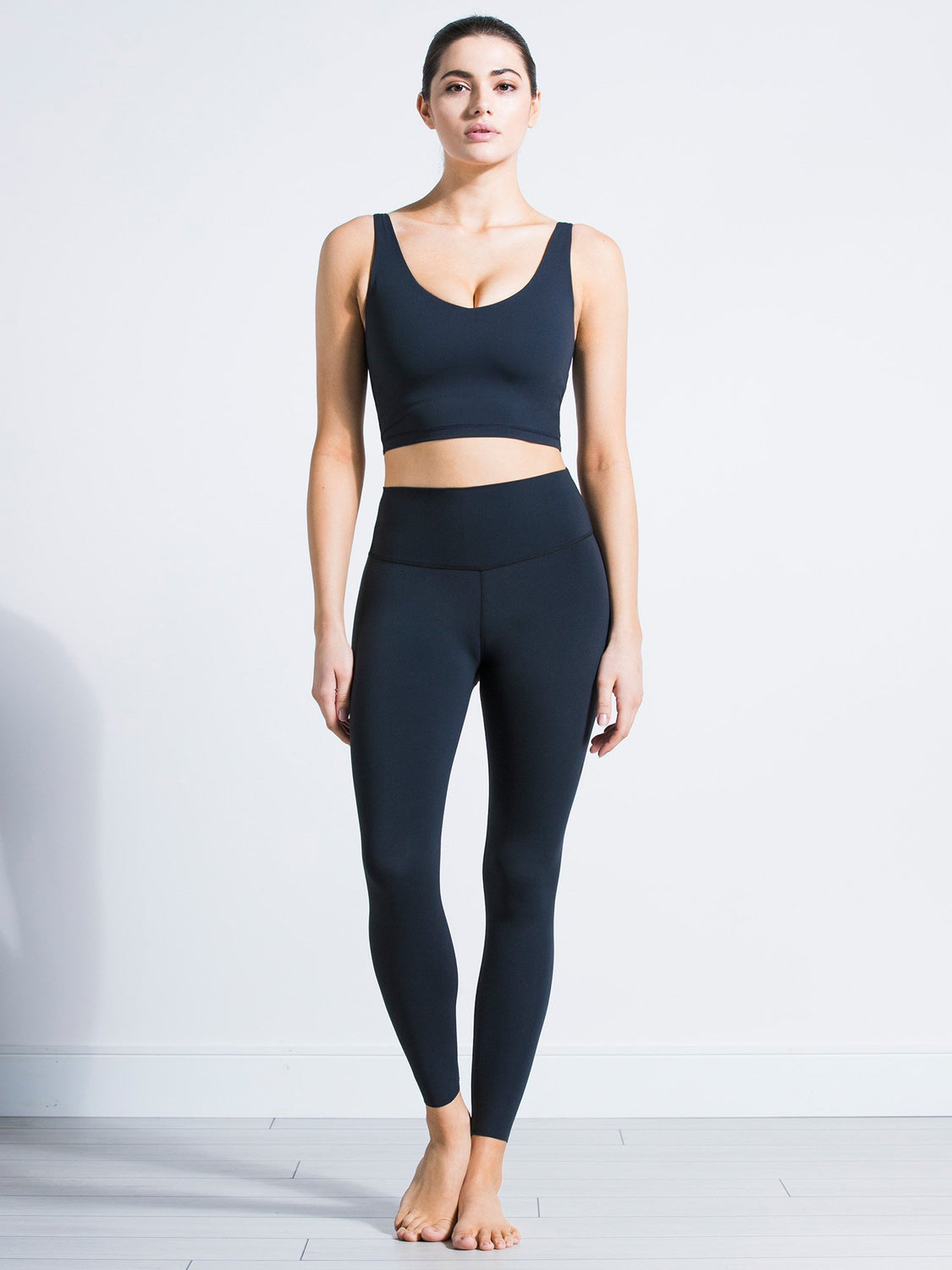 U NECK NUDE TANK, MIDNIGHT GREY
