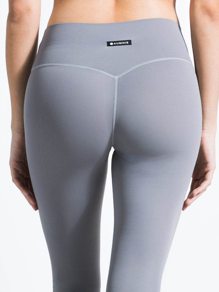NUDE SHAPE HIGH WAIST CROPS, LUNAR GREY