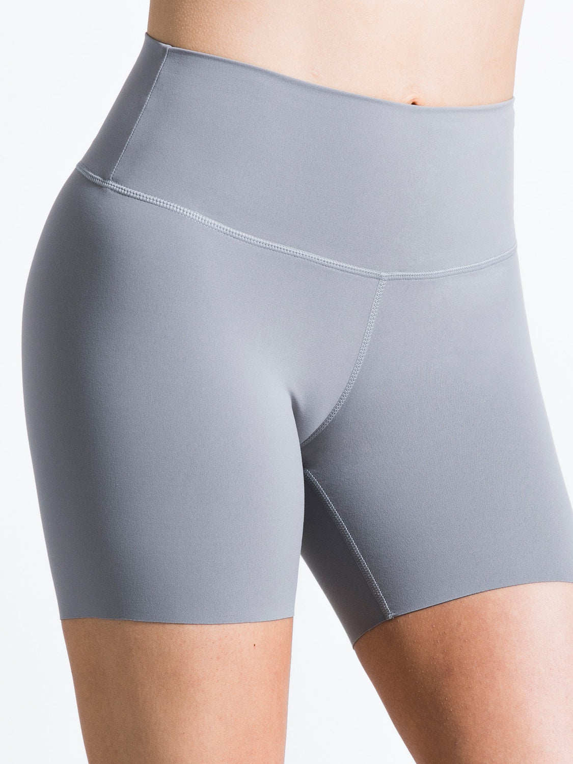 NUDE SHAPE 6" SHORTS, LUNAR GREY