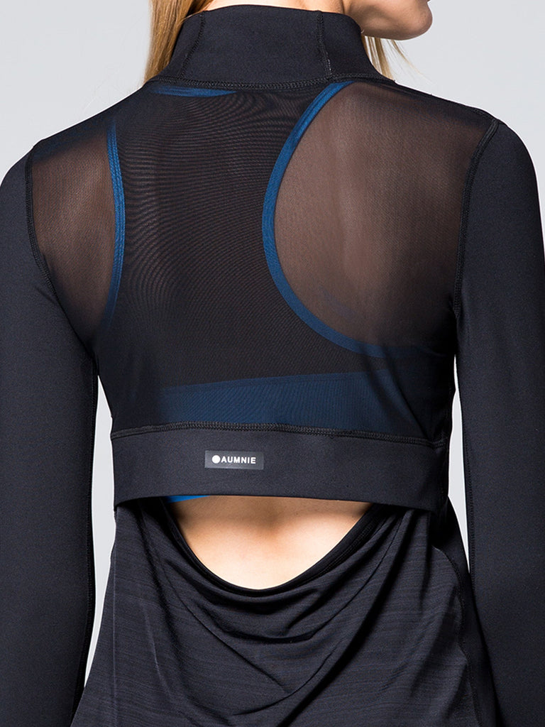 AIR JACKET, BLACK/BLACK MESH