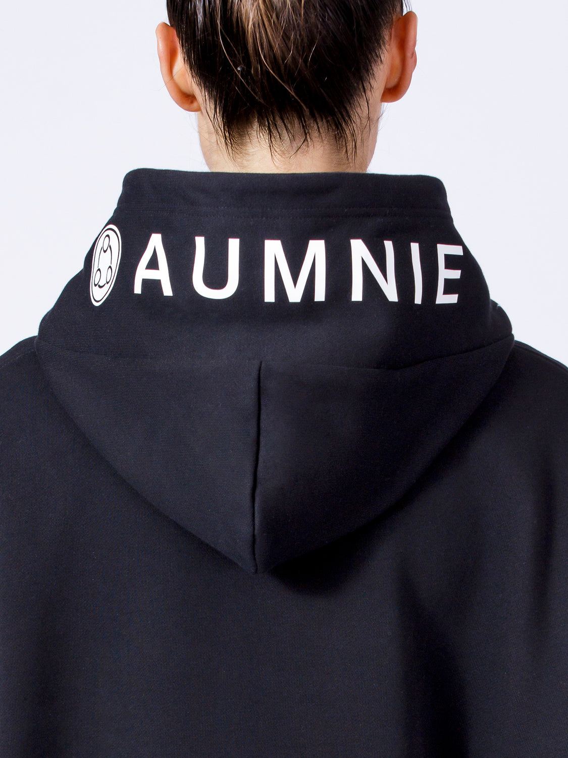 AUMNIE OVERSIZE HOODIE, BLACK