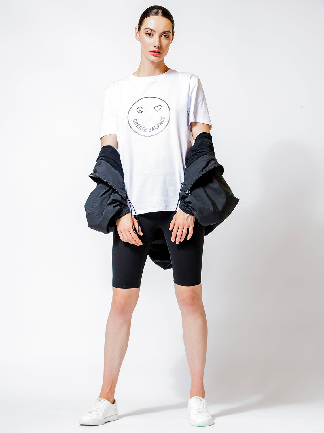 HAPPY GLOW TEE, WHITE