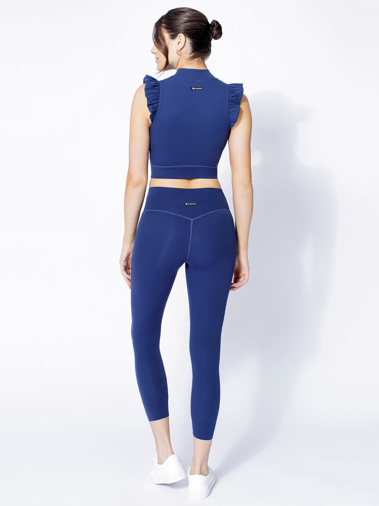 RUFFLED PURE TANK, NIGHT OCEAN