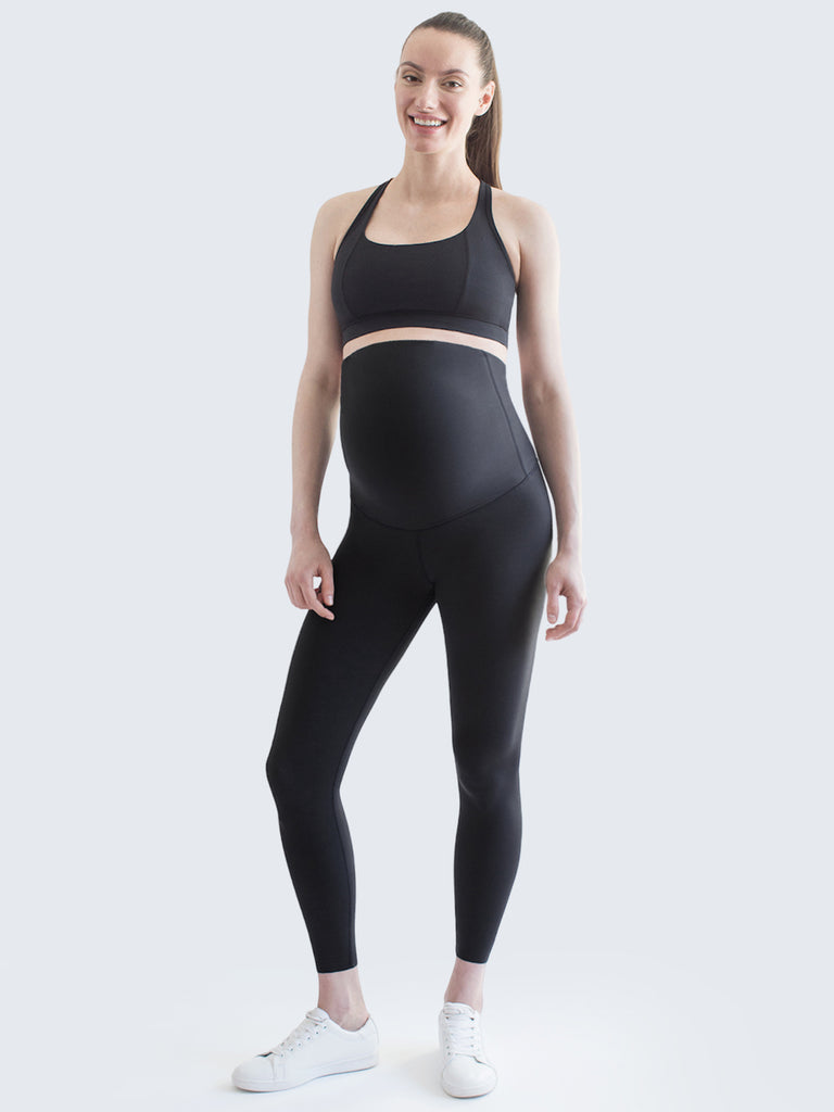 OVER THE BUMP MATERNITY SHAPE PANTS, BLACK