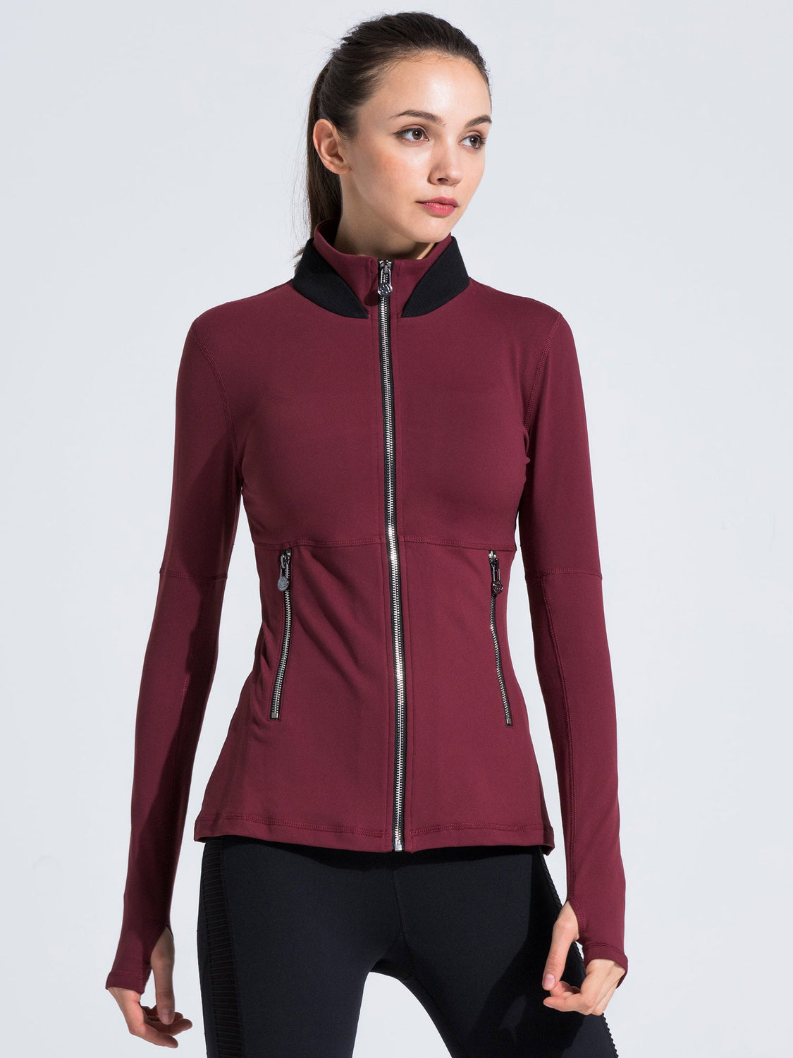 FIT JACKET 3.0, BORDEAUX/BLACK