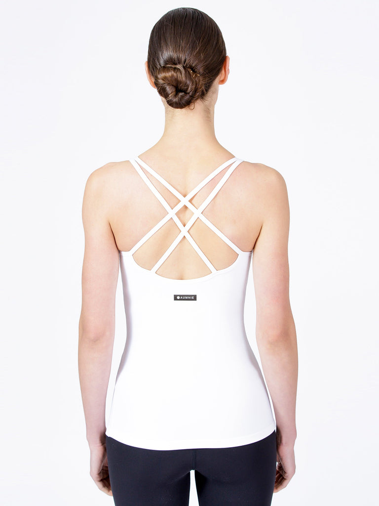 ASANA TANK, WHITE