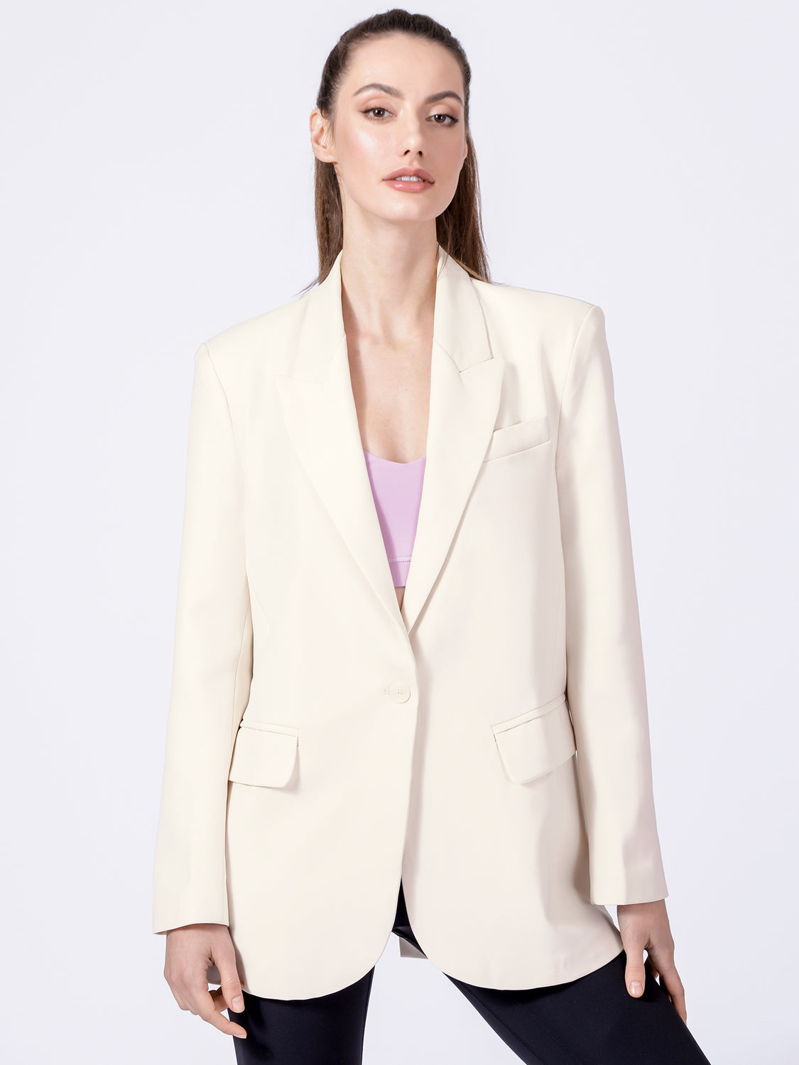 BOYFRIEND BLAZER, CREAM