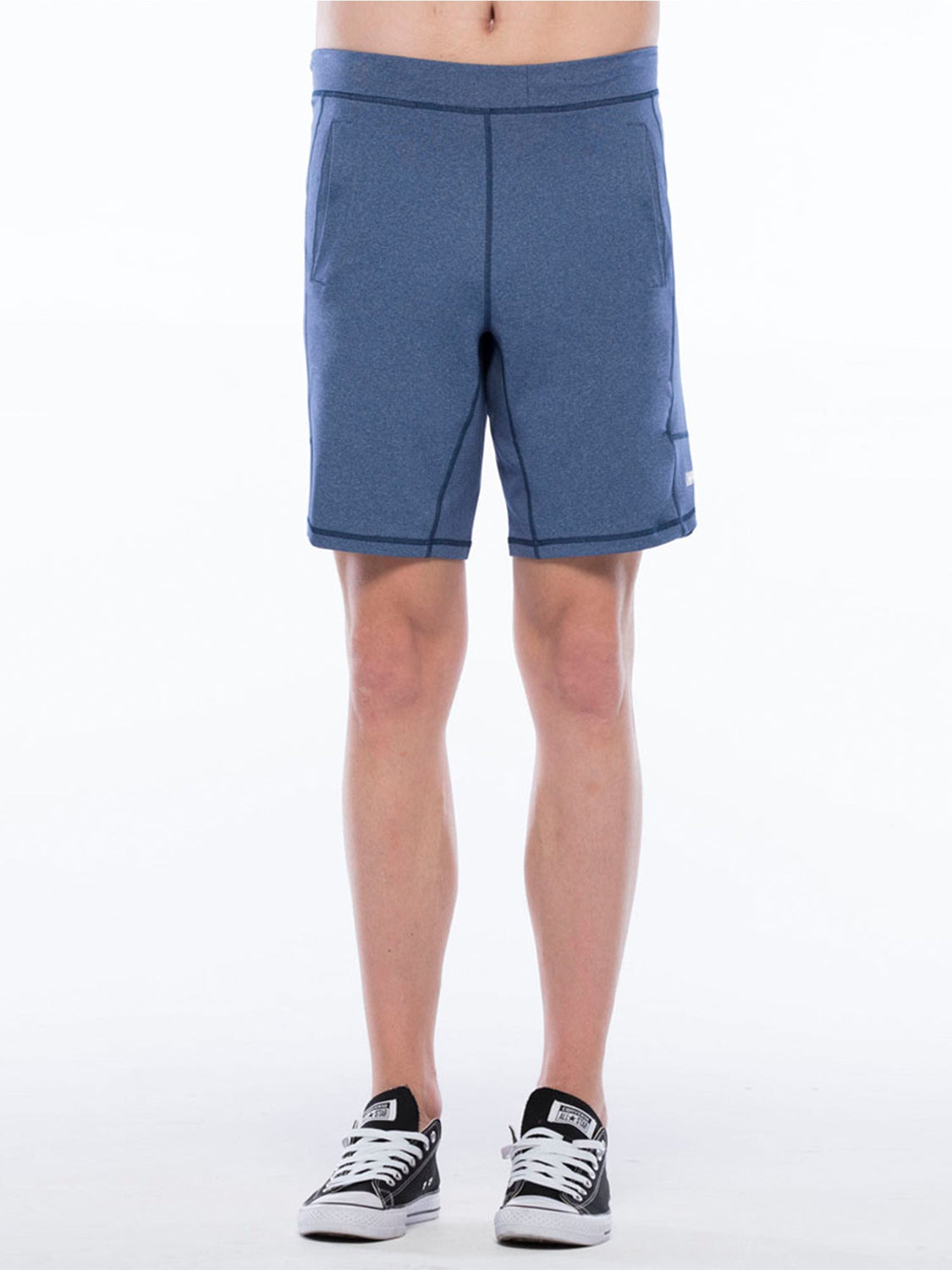 SPEED SHORT, HEATHER BLUE