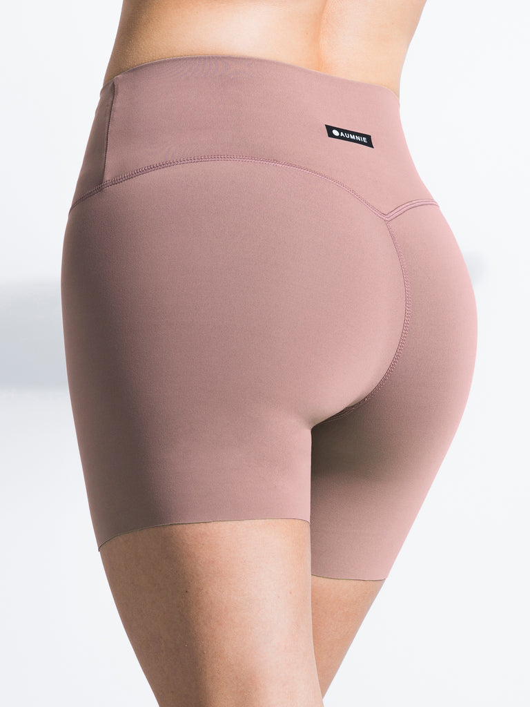 NUDE SHAPE 6" SHORTS, ASH MAUVE