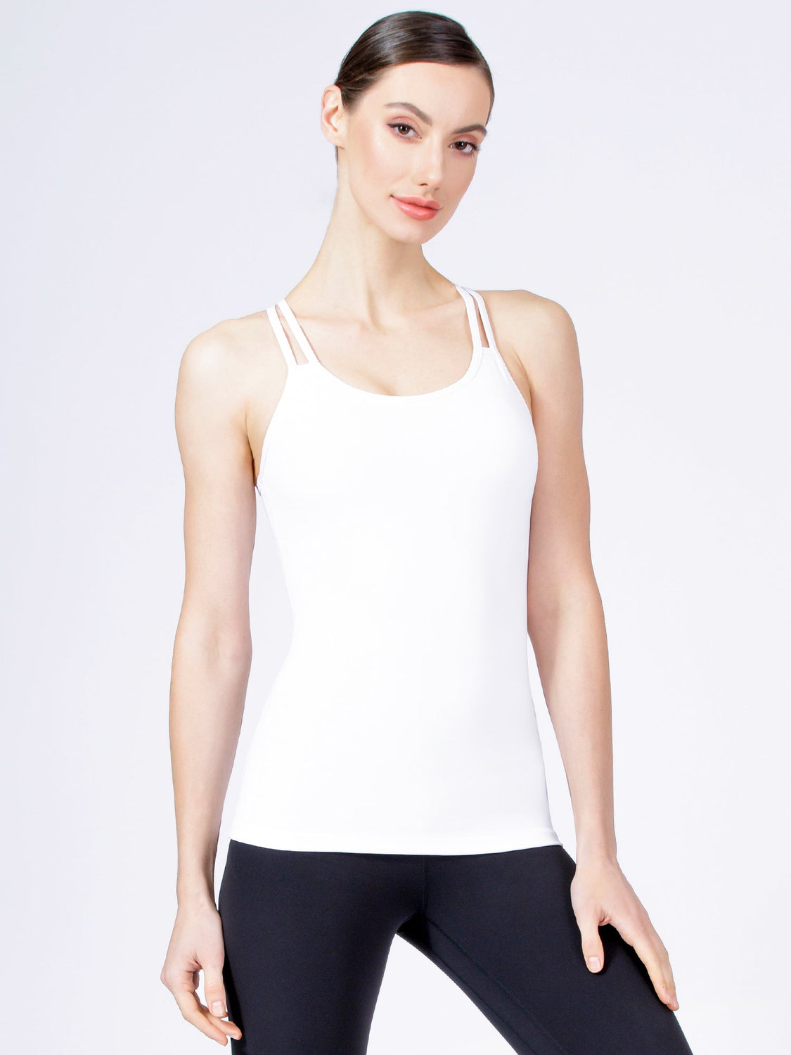 ASANA TANK, WHITE