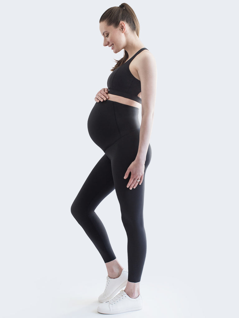 OVER THE BUMP MATERNITY SHAPE PANTS, BLACK