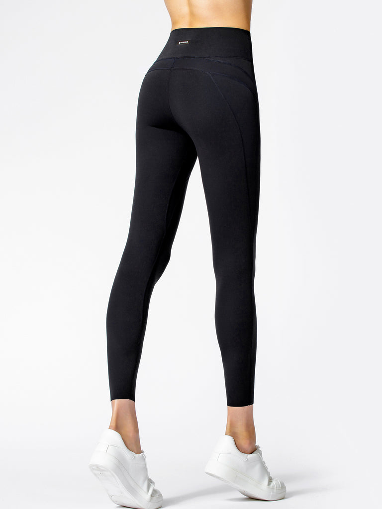 NUDE INCEPTION ANKLE CROPS, BLACK