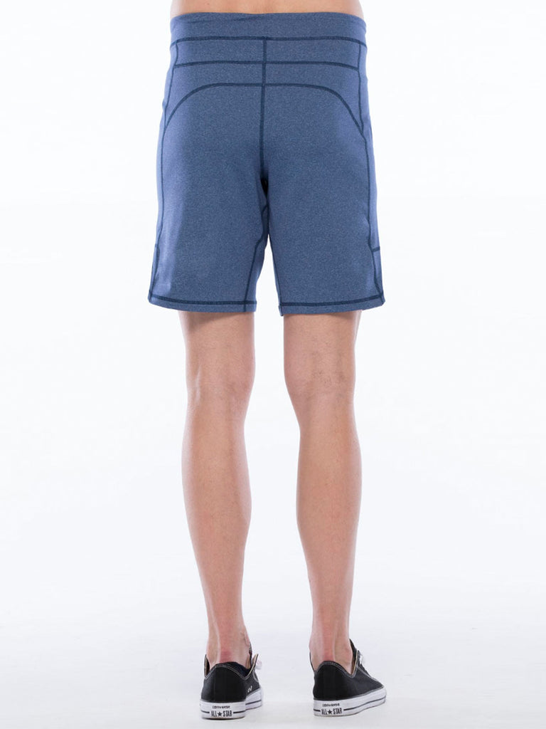 SPEED SHORT, HEATHER BLUE