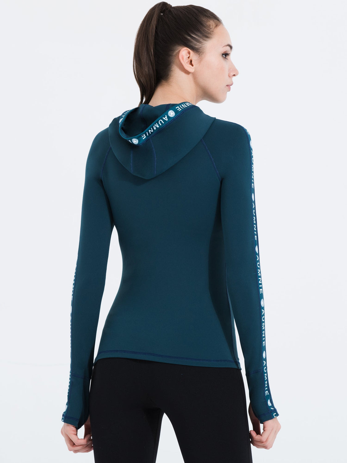HOODED LOGO TOP, LAKE