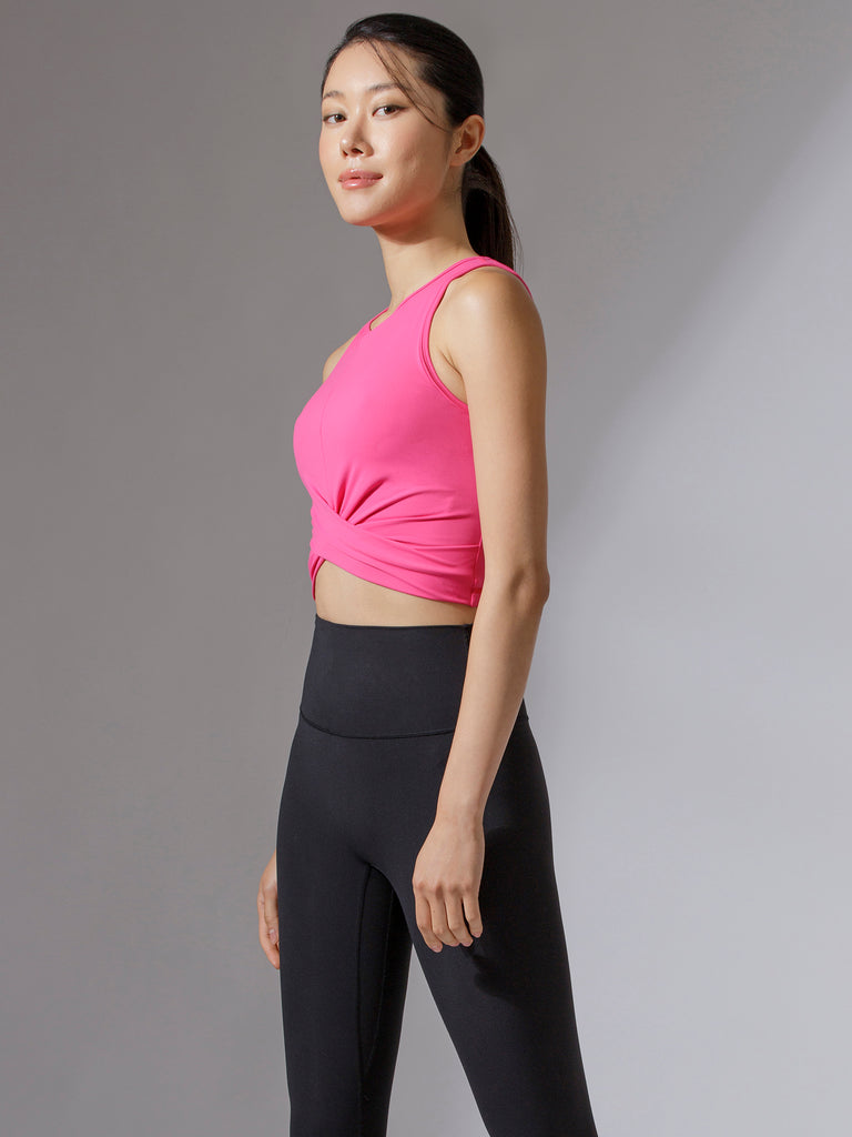 NUDE FRONT WRAP TANK, LOTUS