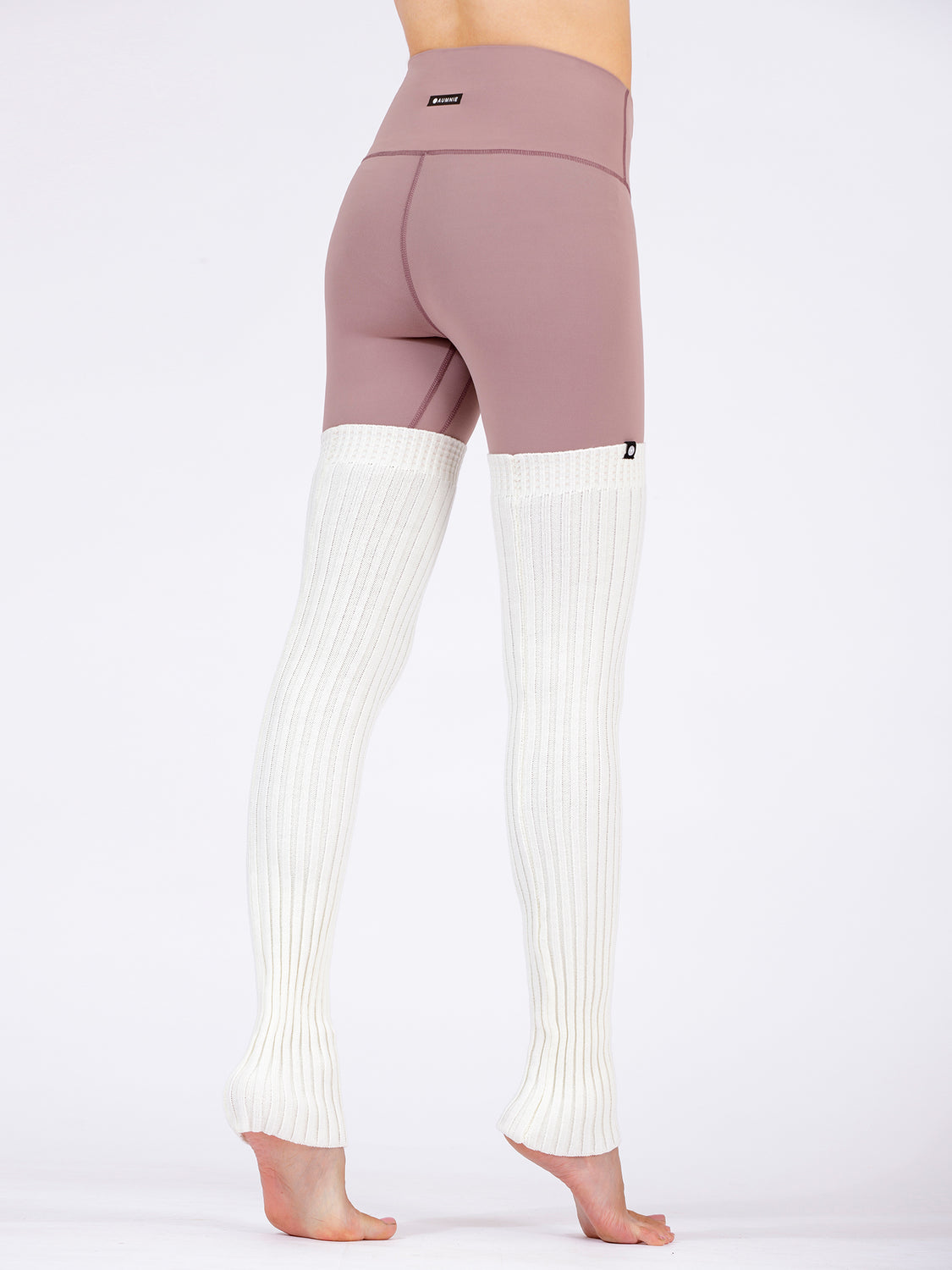 KNEE HIGH LEG WARMERS, WHITE