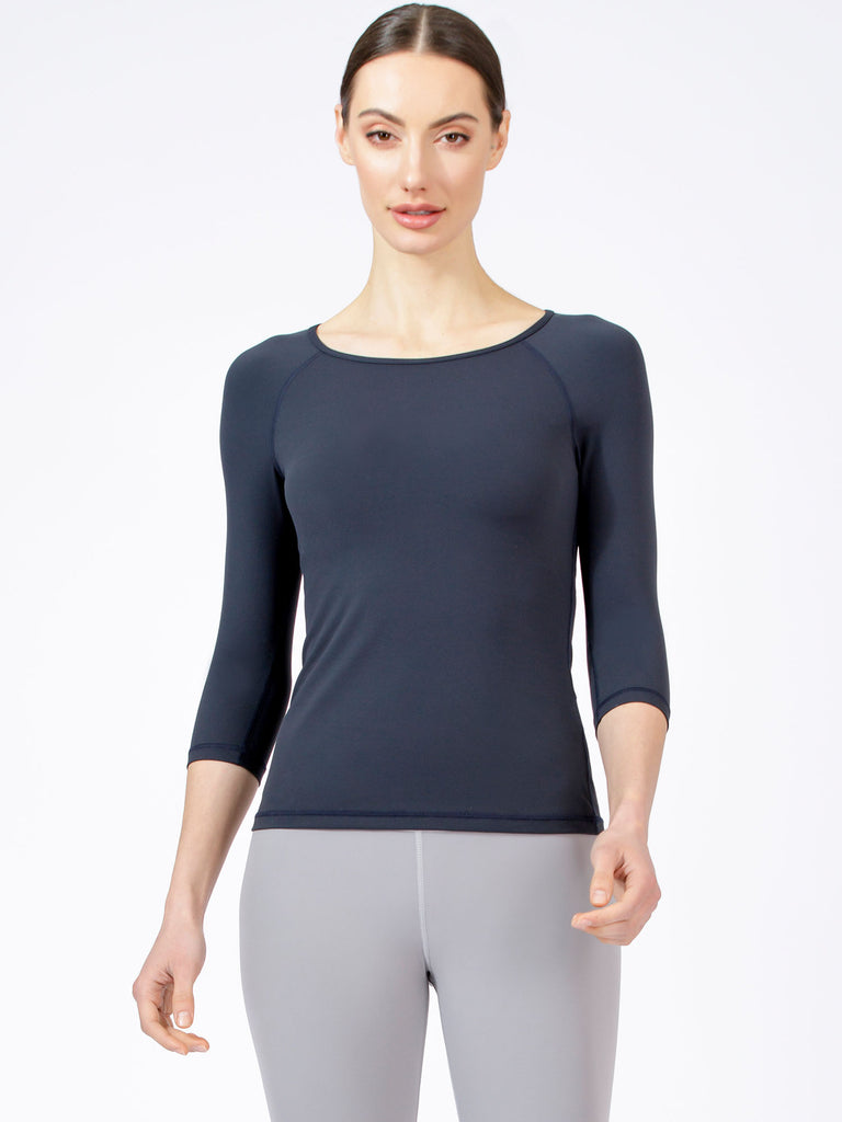 NUDE RAGLAN, MIDNIGHT GREY