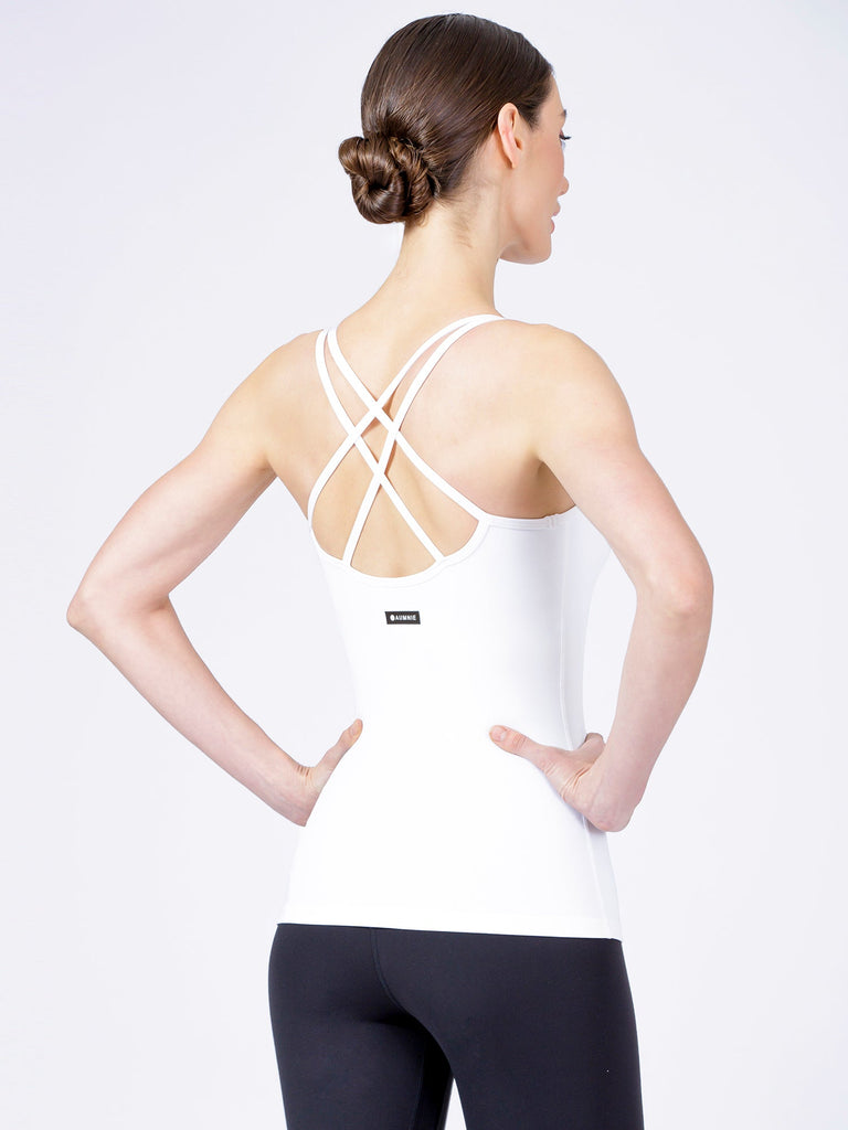 ASANA TANK, WHITE