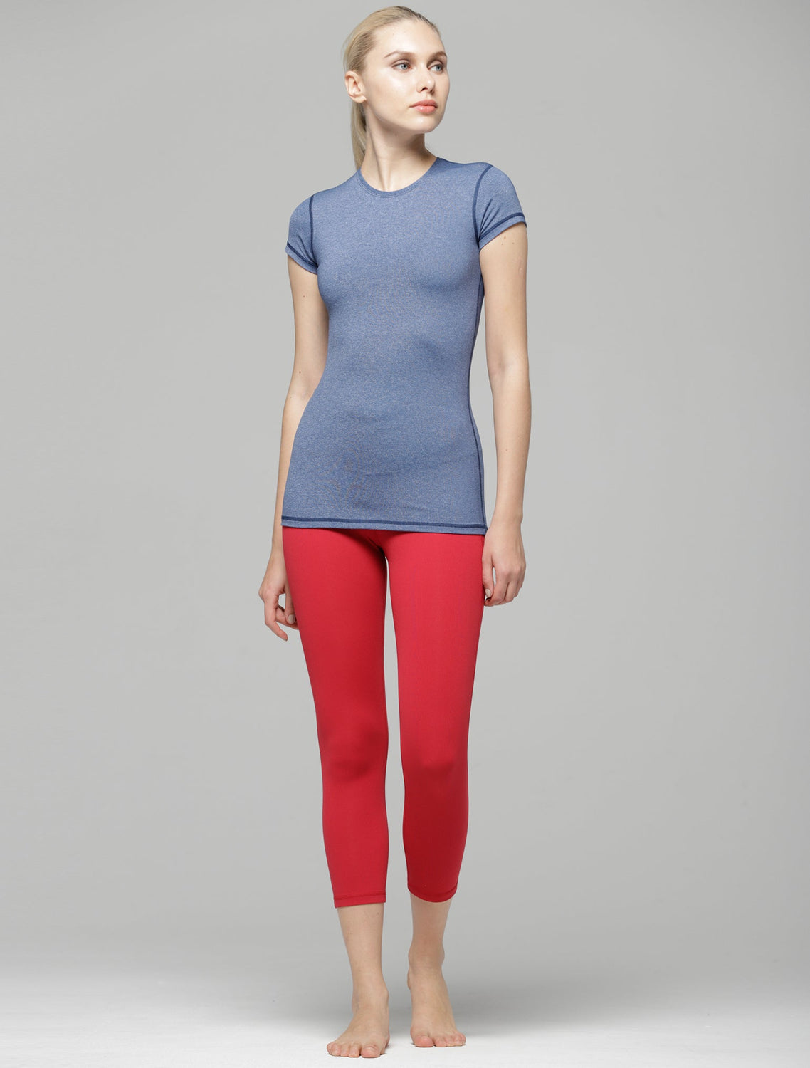 ICE TEE 2.0, HEATHER BLUE