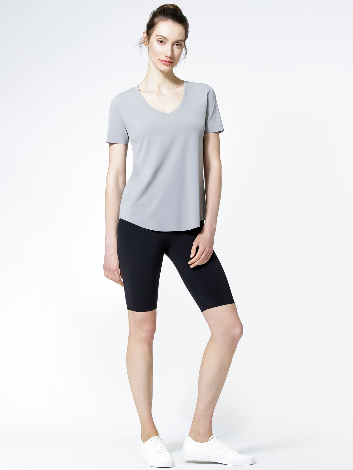 RELAXED NUDE TEE, LUNAR GREY