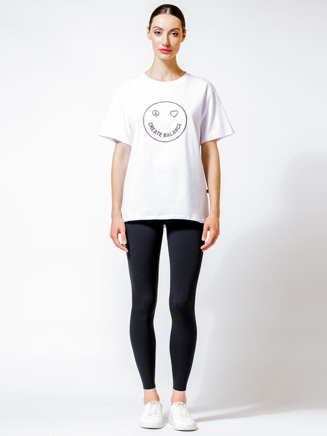 HAPPY GLOW TEE, WHITE