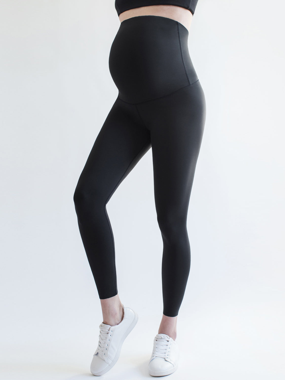 OVER THE BUMP MATERNITY SHAPE PANTS, BLACK