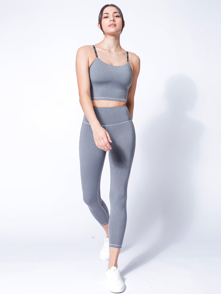 CT LOGO TANK, LIGHT HEATHER GREY