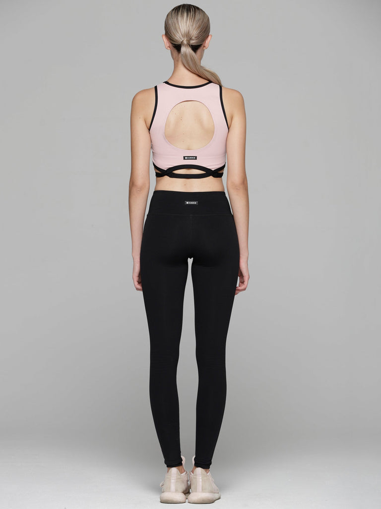OPTICS BRA 2.0, BLUSH/BLACK MESH
