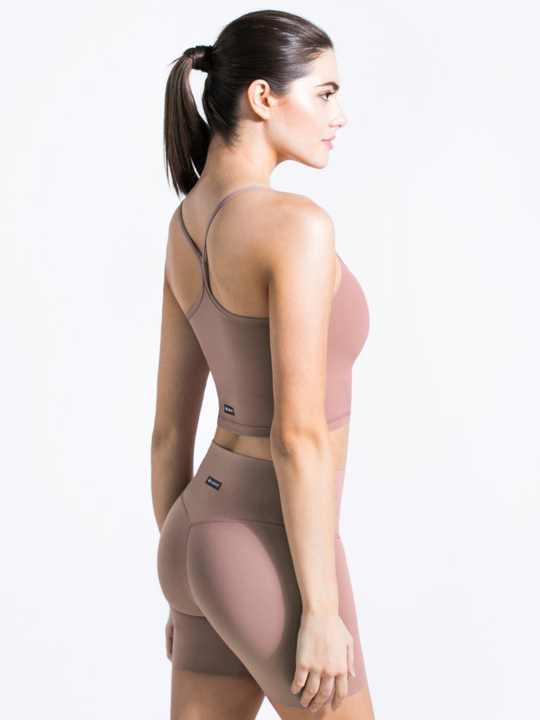 NUDE SHAPE 6" SHORTS, ASH MAUVE