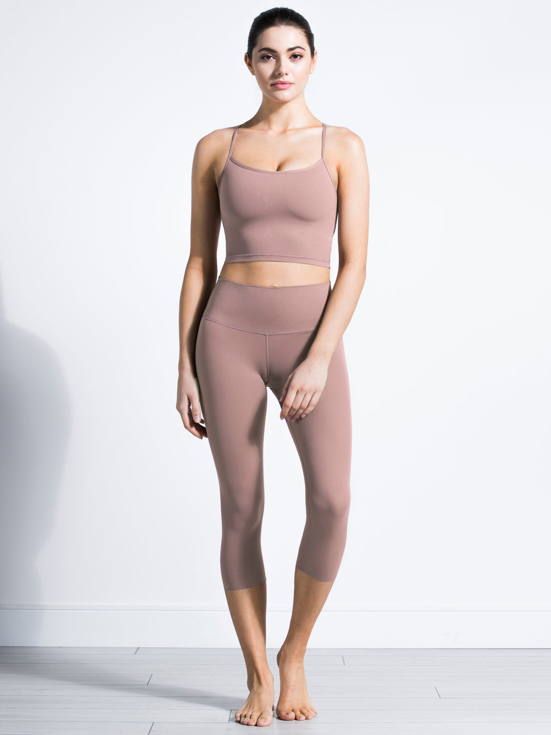 Y NUDE TANK, ASH MAUVE