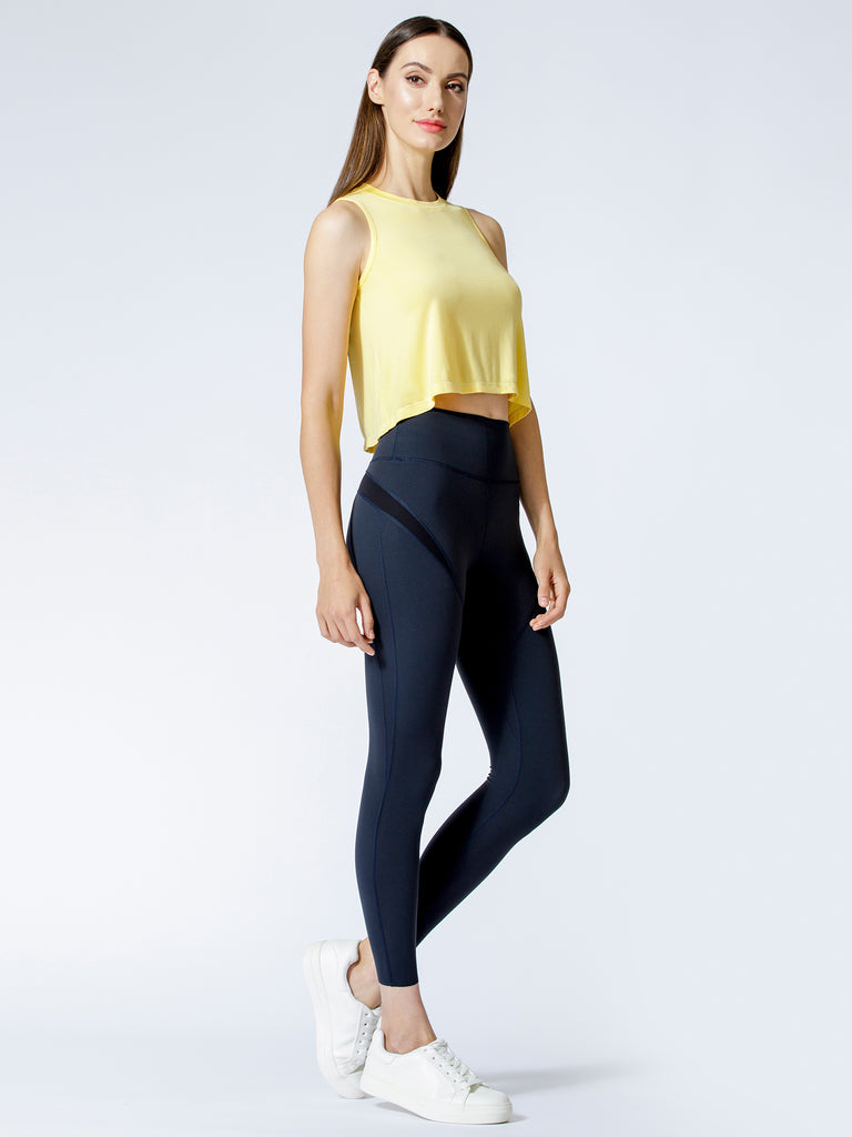 LOOSE CROPPED MUSCLE TANK, JASMINE