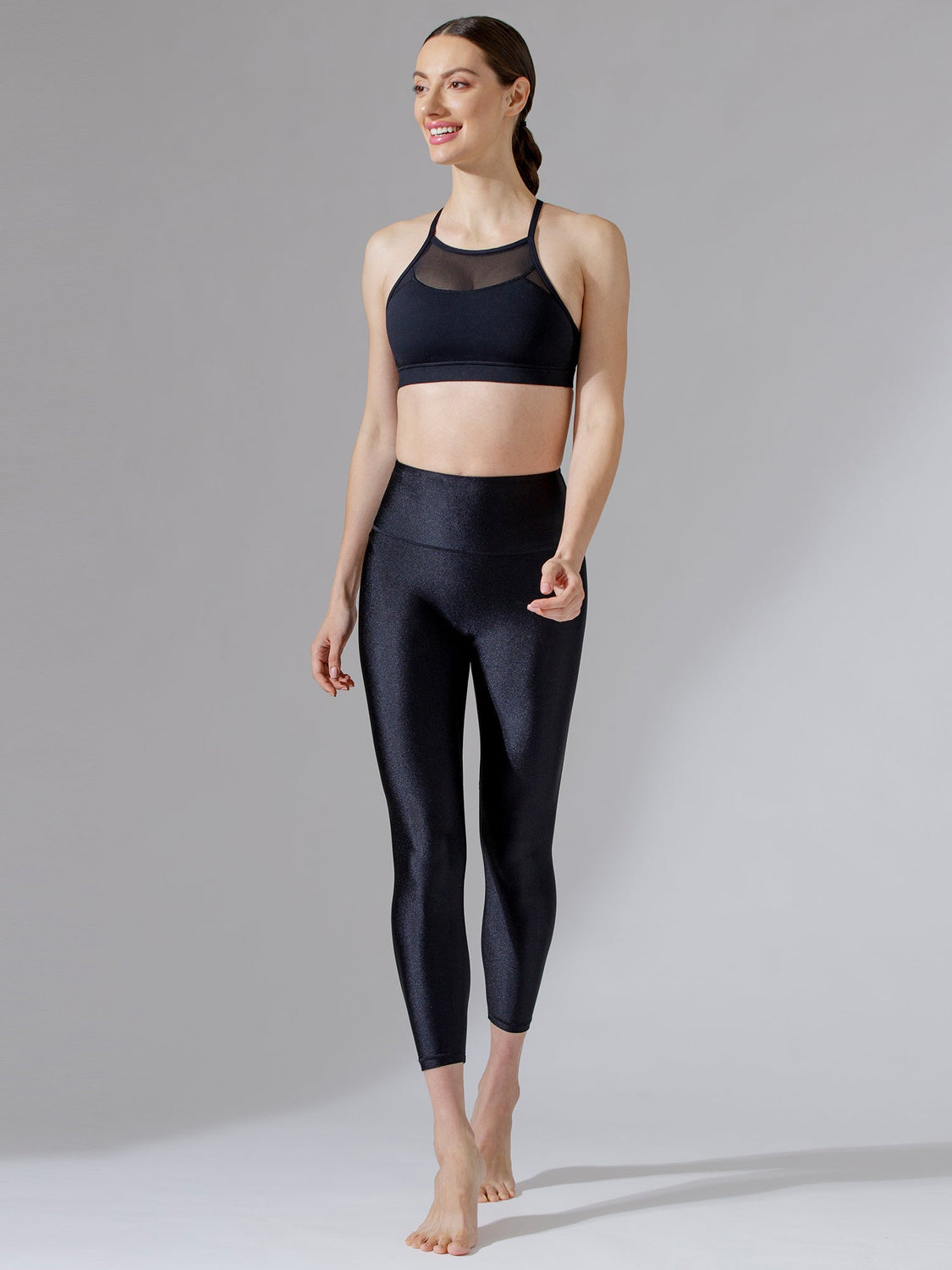 ARDOR MESH Y BRA, BLACK/BLACK MESH