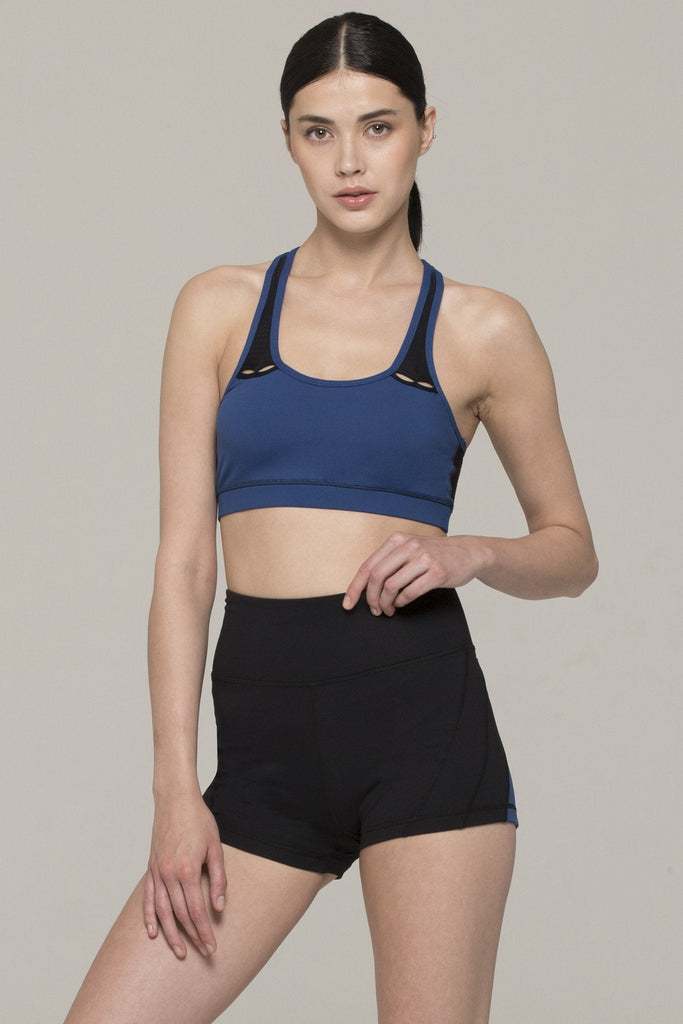 INERTIA SHORTS, BLACK/ATLANTIC